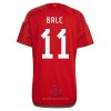 Maglia ufficiale Galles Bale 11 Casa Mondiali 2022 per Uomo